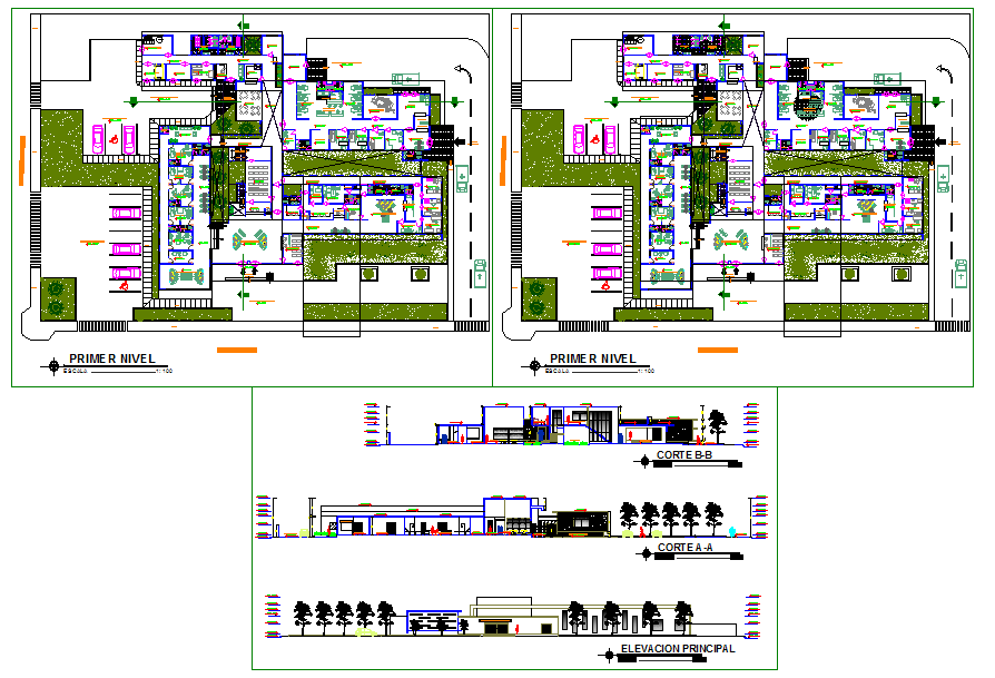 Multi Speciality Hospital Project Cadbull