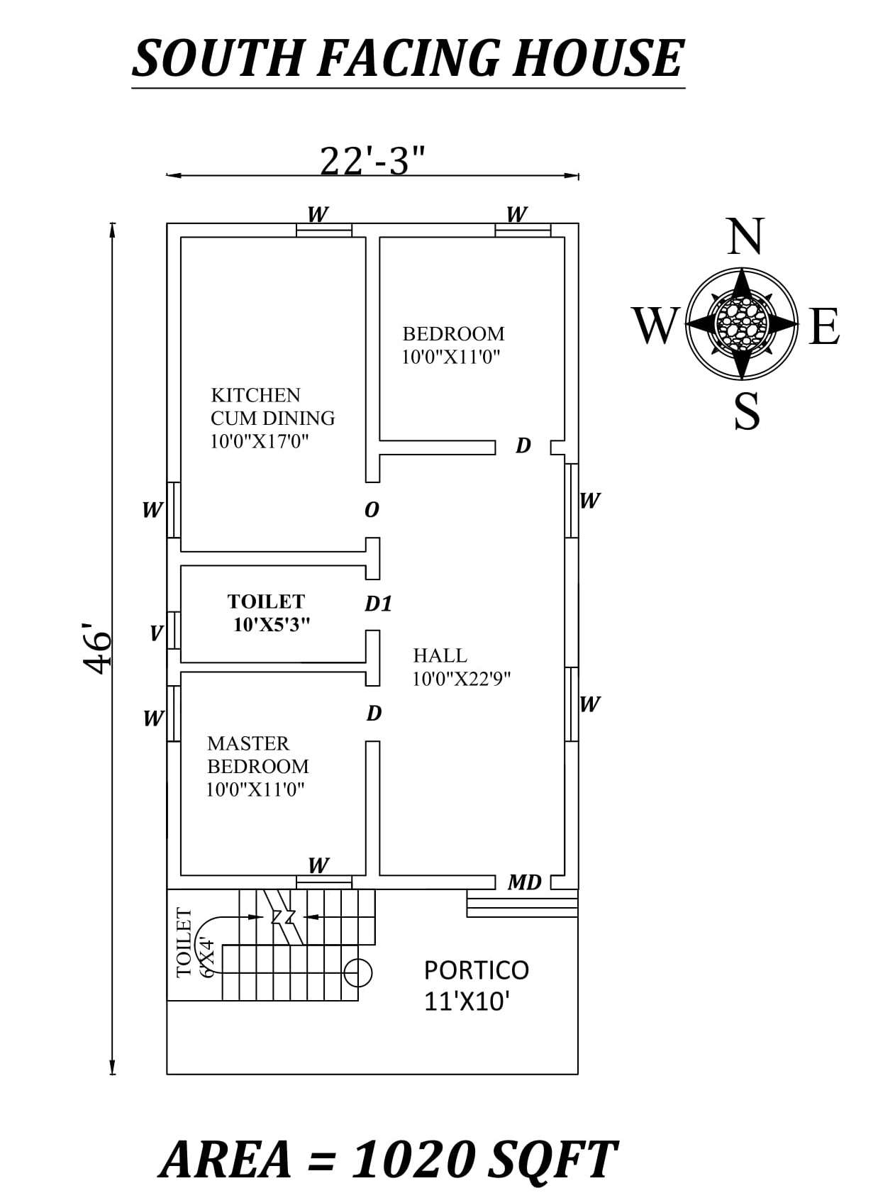 X Bhk South Facing House Plan As Per Vastu Shastra Autocad Dwg Images And Photos Finder