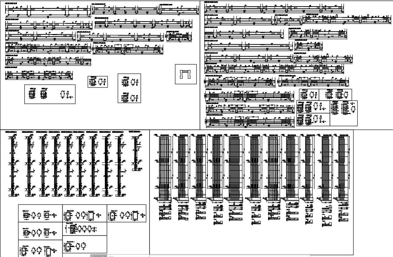 2D Design Of Wall Pillar And Beam Sections With Reinforcement Details