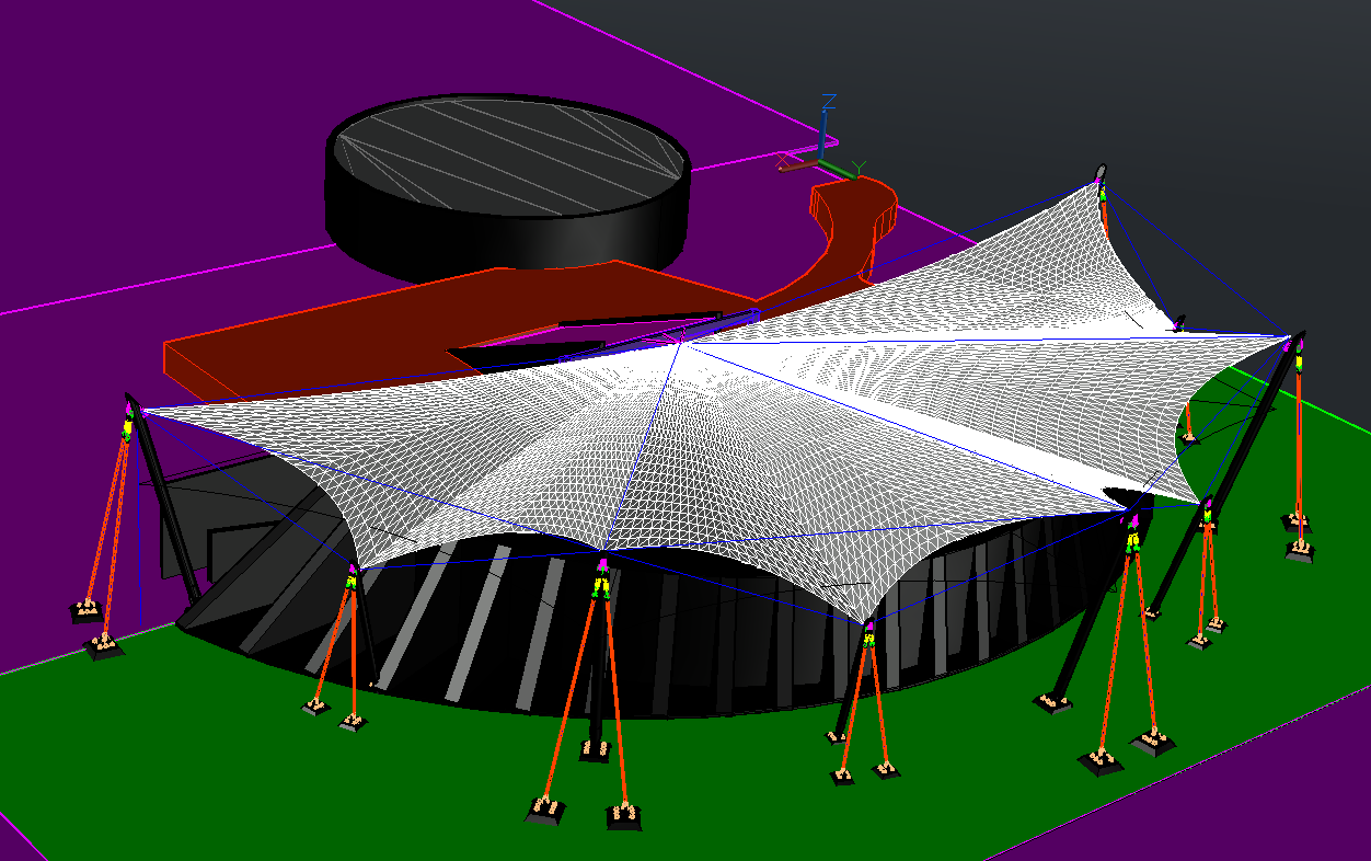 D Tensile Half Round Model In Autocad File Cadbull