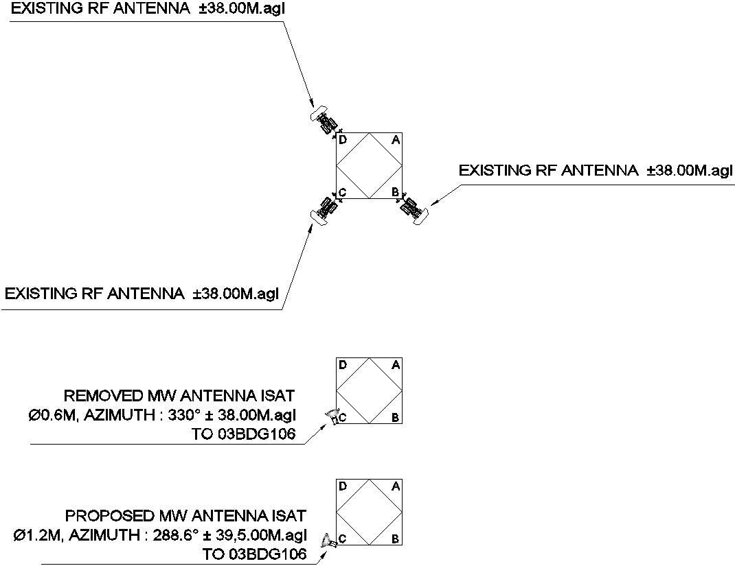 Antenna Design With Detail Autocad Drawing Cadbull