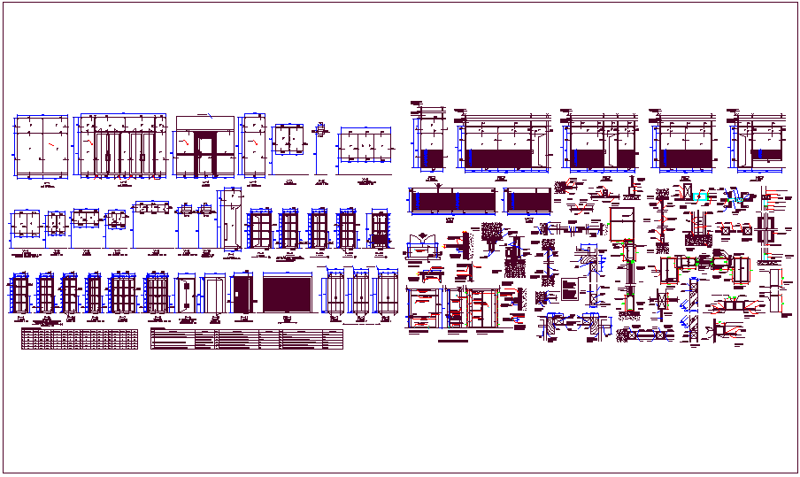 Bank Office Entrance View With Door Design Dwg File Cadbull