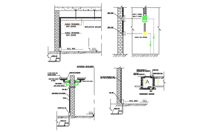 Cctv Camera And Speaker Installation Design Cad File Cadbull