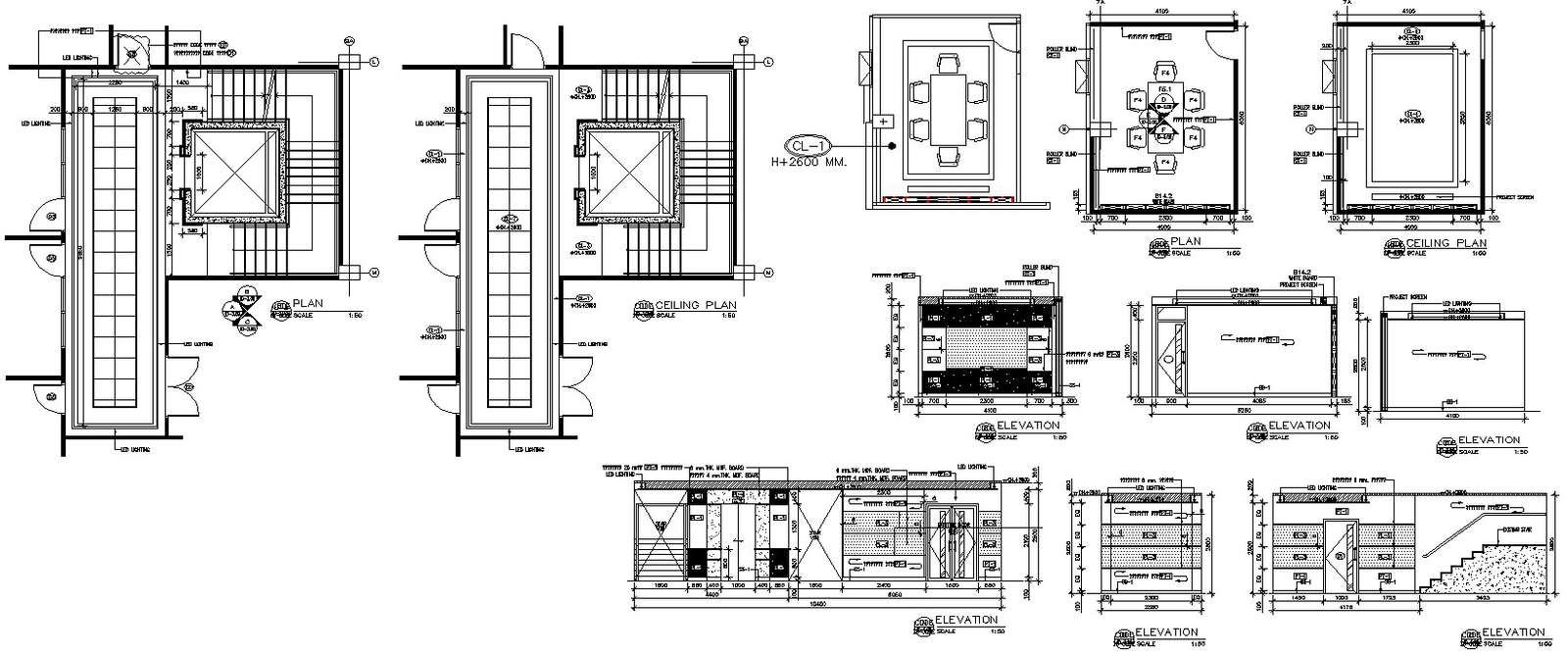 Dwg D Autocad Drawing File Contains The Ceiling Floor Plan And