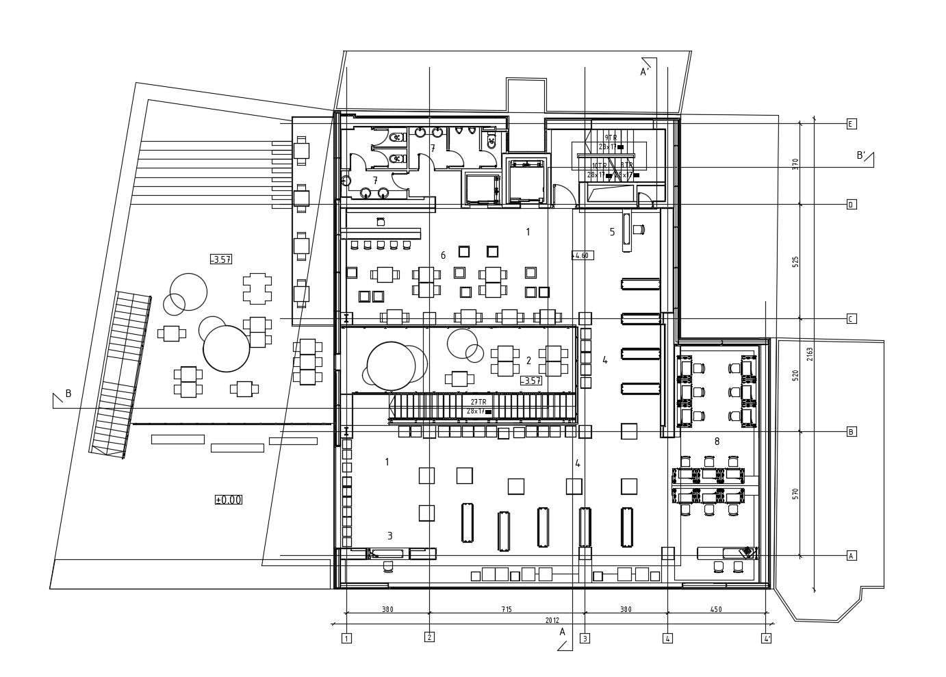 Cafe Design In Autocad File Cadbull