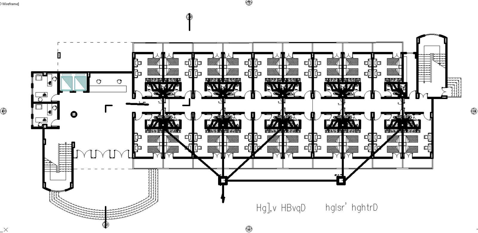 Detail Drawing Of Commercial Building Plan In Autocad Cadbull