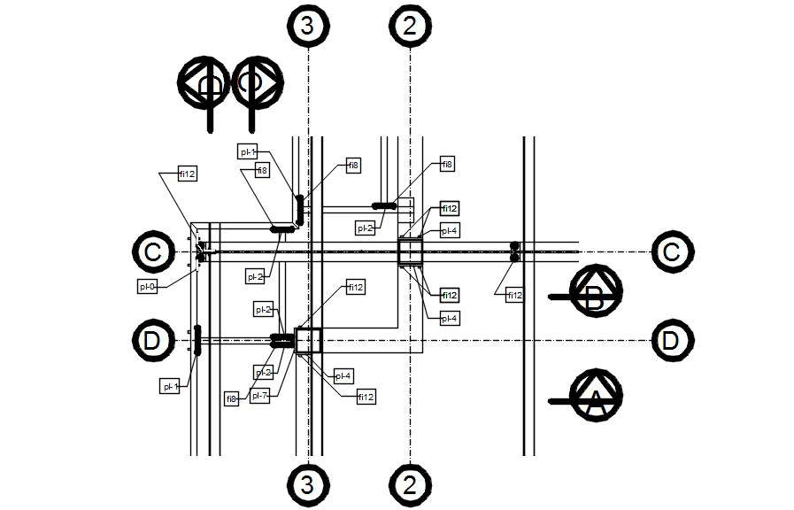 Detail Drawing Of Steel Structure Joints In AutoCAD 2D Dwg File CAD