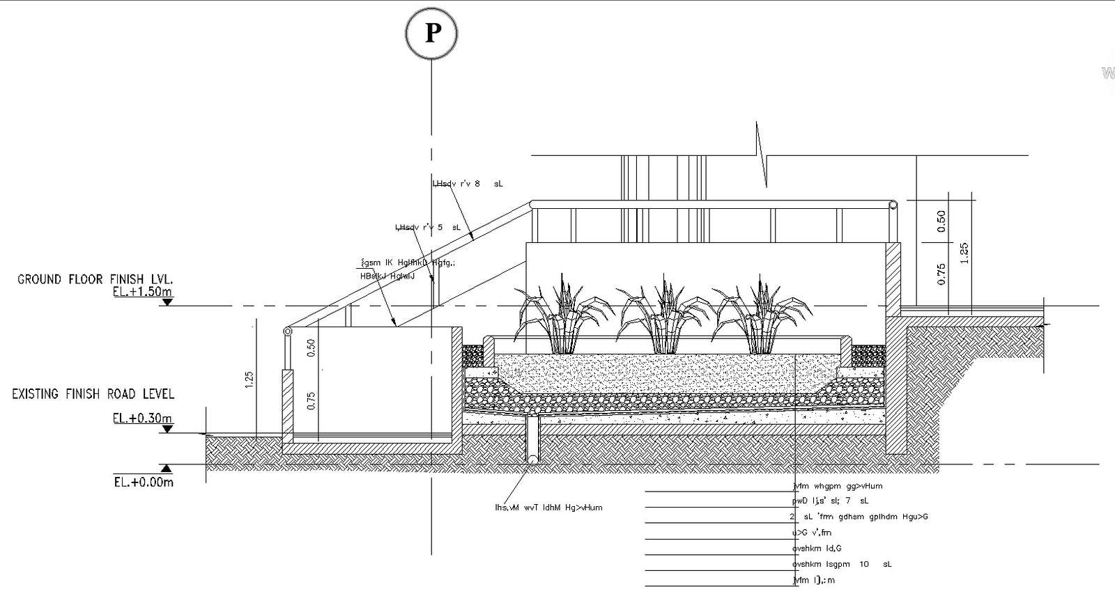 Detailed Dwg File For Bushes Planting Plan Cad Drawing Cadbull