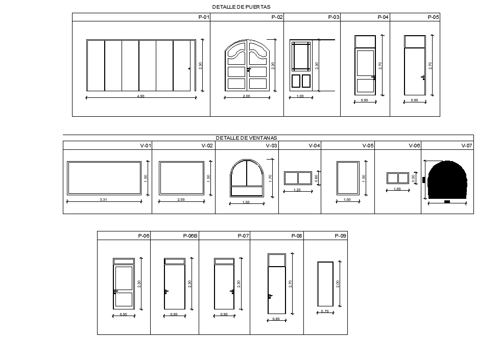 Door Elevation Plan Detail Dwg File Cadbull