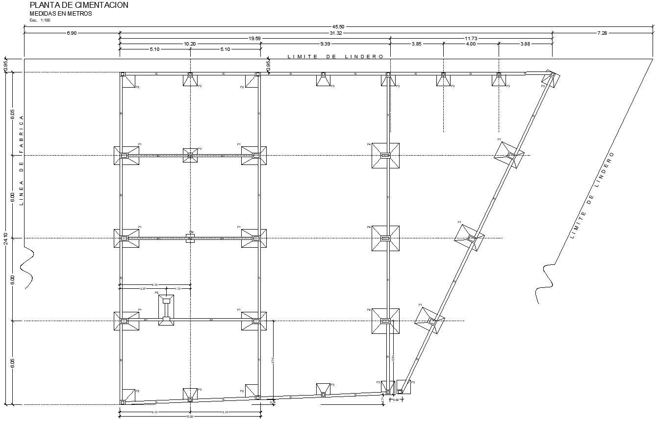 Drawing Of Column And Beam Structure With Detailing Cadbull