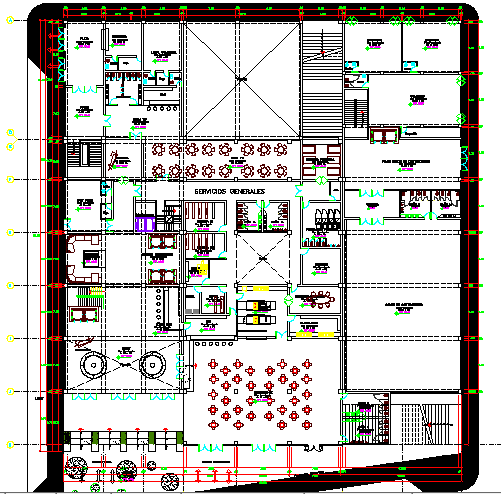 Star Hotel Plan Dwg