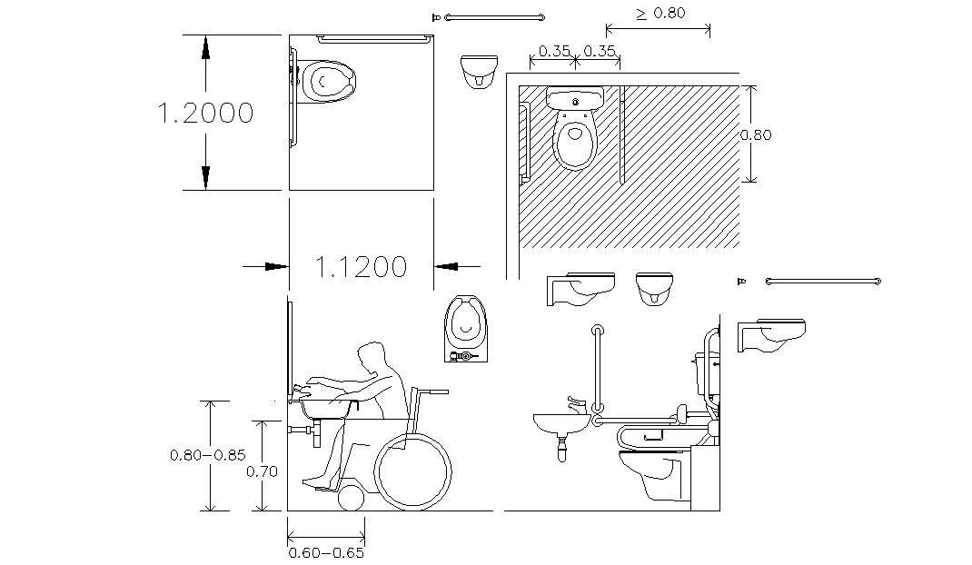 Free Sanitary Ware CAD Blocks Drawing DWG File Cadbull