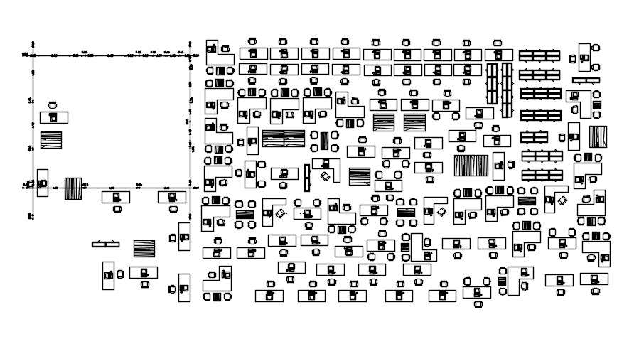 Office Furniture CAD Blocks In AutoCAD Drawing CAD File Dwg File