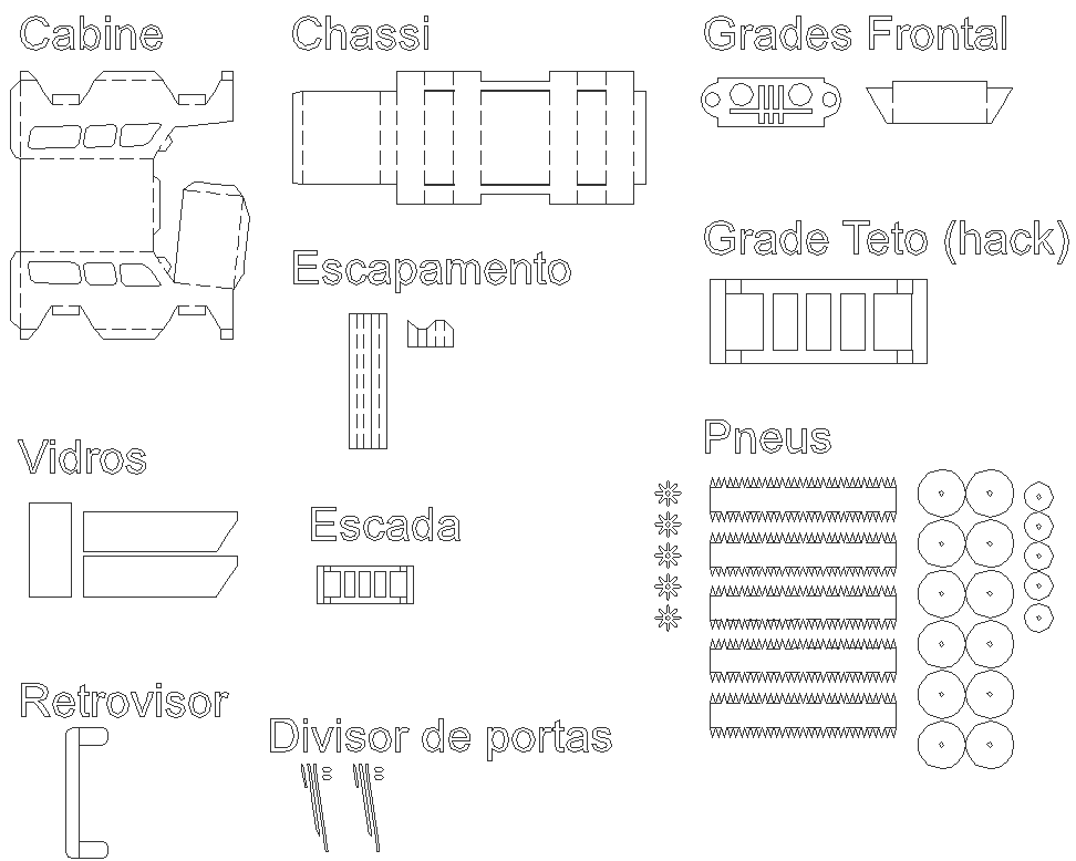 Paper Origami Truck Details With A Guide On How To Make It Dwg Autocad