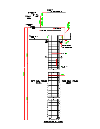 Rcc Pile Reinforcement Details Are Given In This Autocad Dwg File