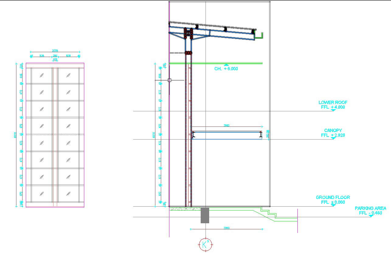 Section And Elevation Of The Section Window Design Are Given In The