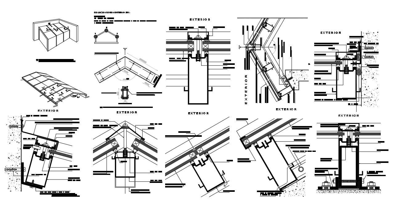 Steel Roof Section Design Cadbull