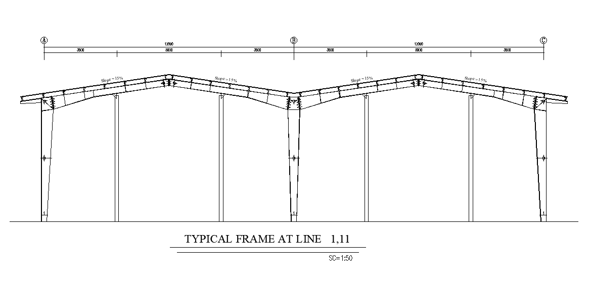 Steel Span Structure Design Autocad Drawing Cadbull Porn Sex Picture