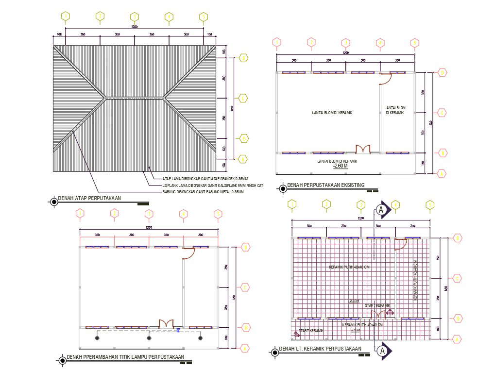 Truss Span Roof House Plan Drawing DWG File Cadbull