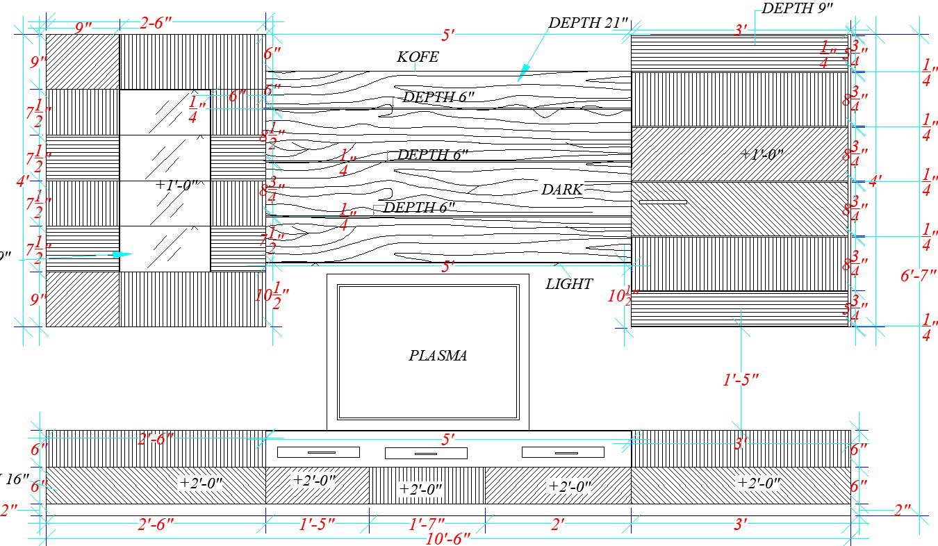 Tv Unit Design For Living Room Cadbull