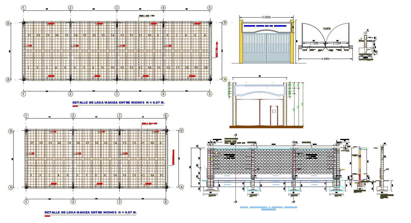 Warehouse Construction Plan Design DWG File Cadbull