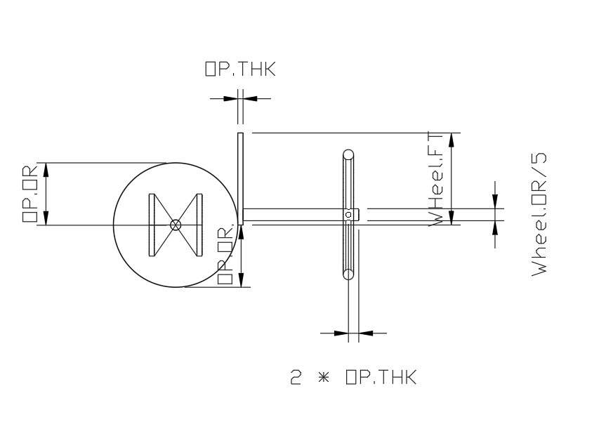 Wheel Details Of The Machine In AutoCAD 2D Drawing CAD File Dwg File