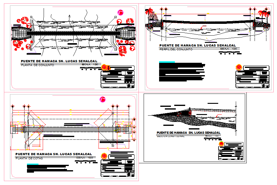 Pedestrian Bridge DWG File Cadbull