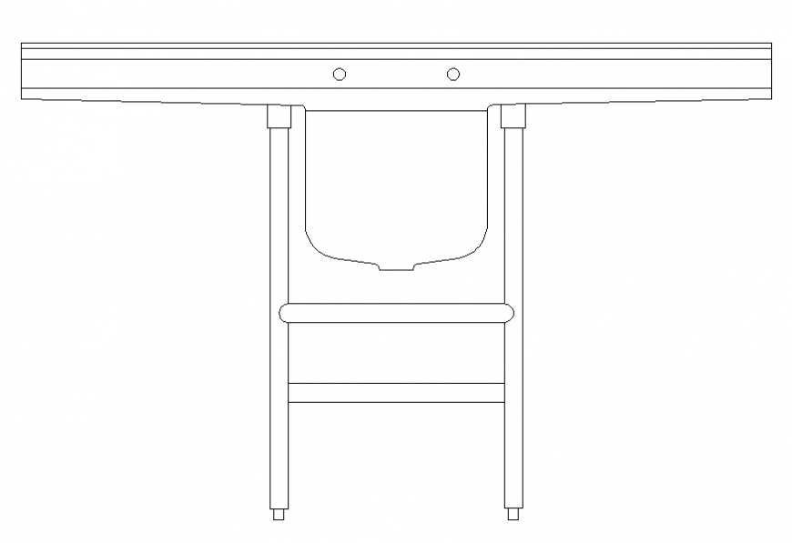 Plumbing Sink Elevation Detail Dwg File Cadbull Hot Sex Picture