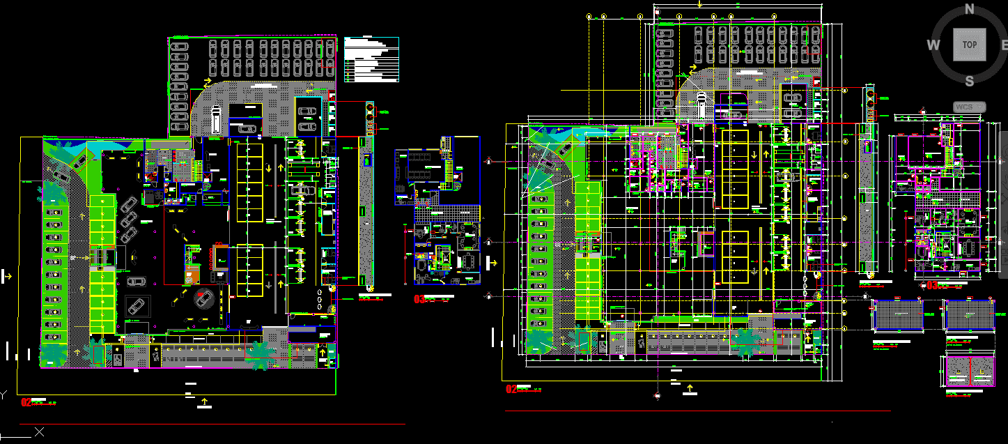 Commercial building design cad drawing is given in this cad file. Download this cad file now.