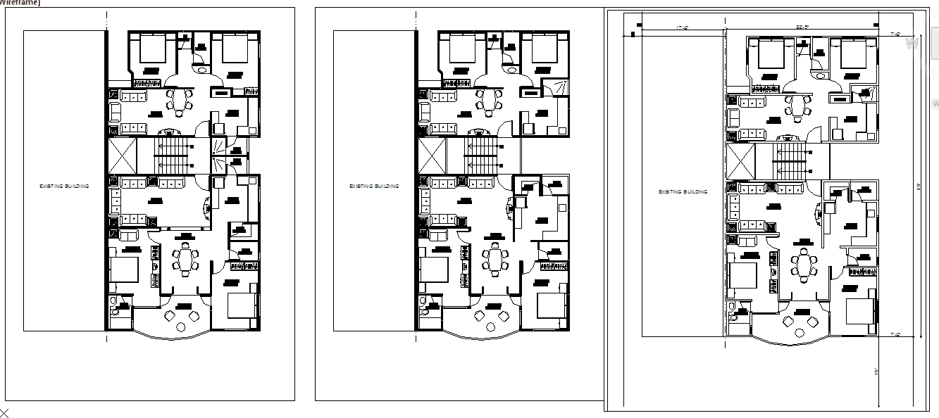 Apartment building Lay-out