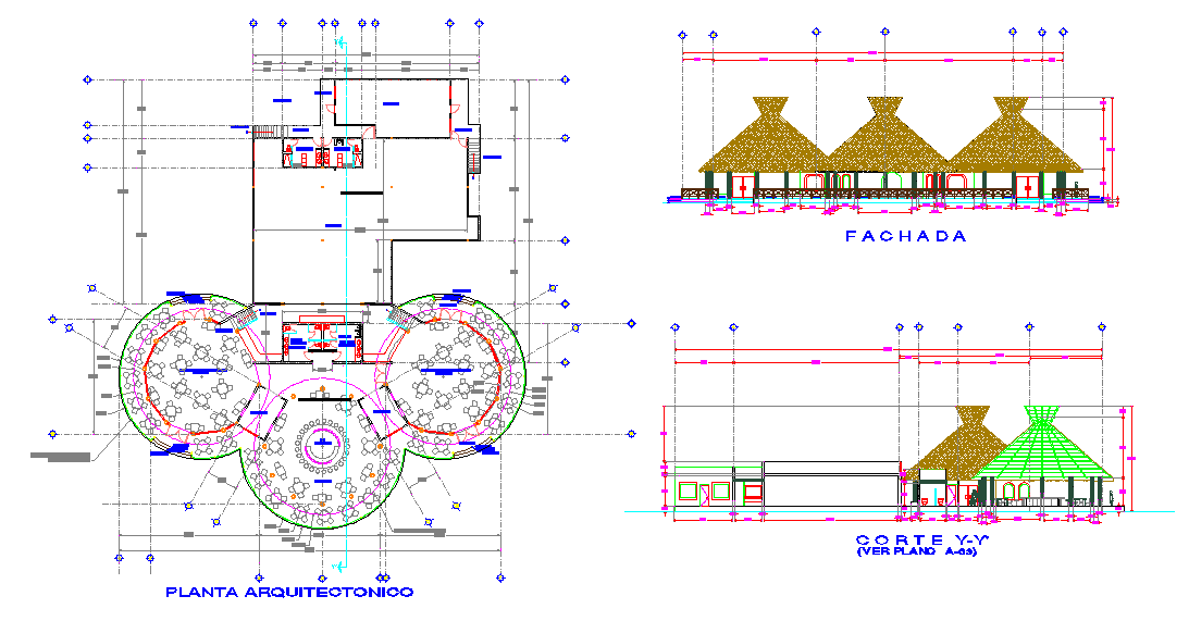 Restaurant design plan