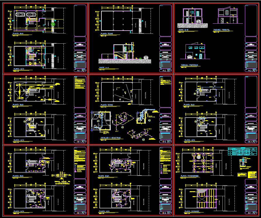 A small house cad drawing is given in this cad file. Download this cad file now.