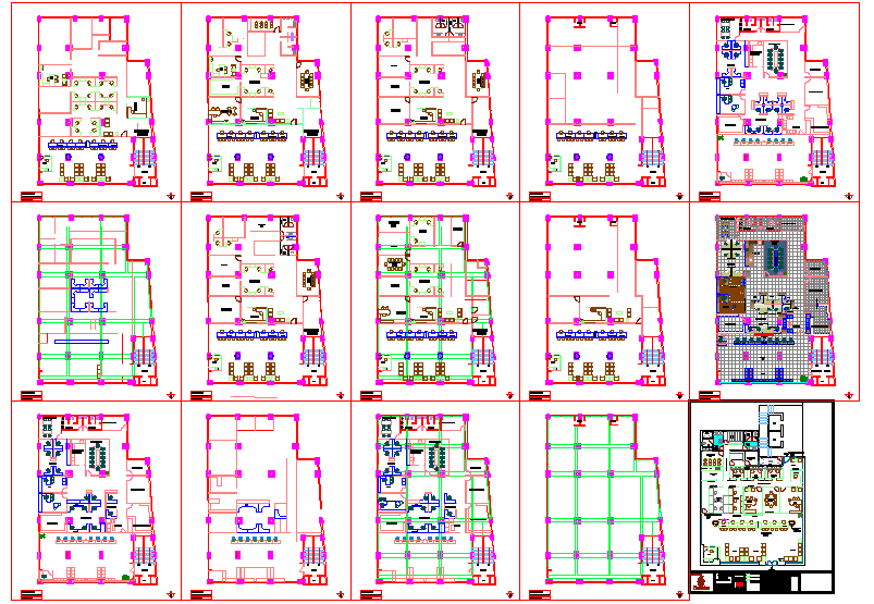 Office Lay-out detail