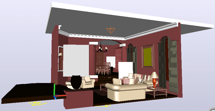 Living room design