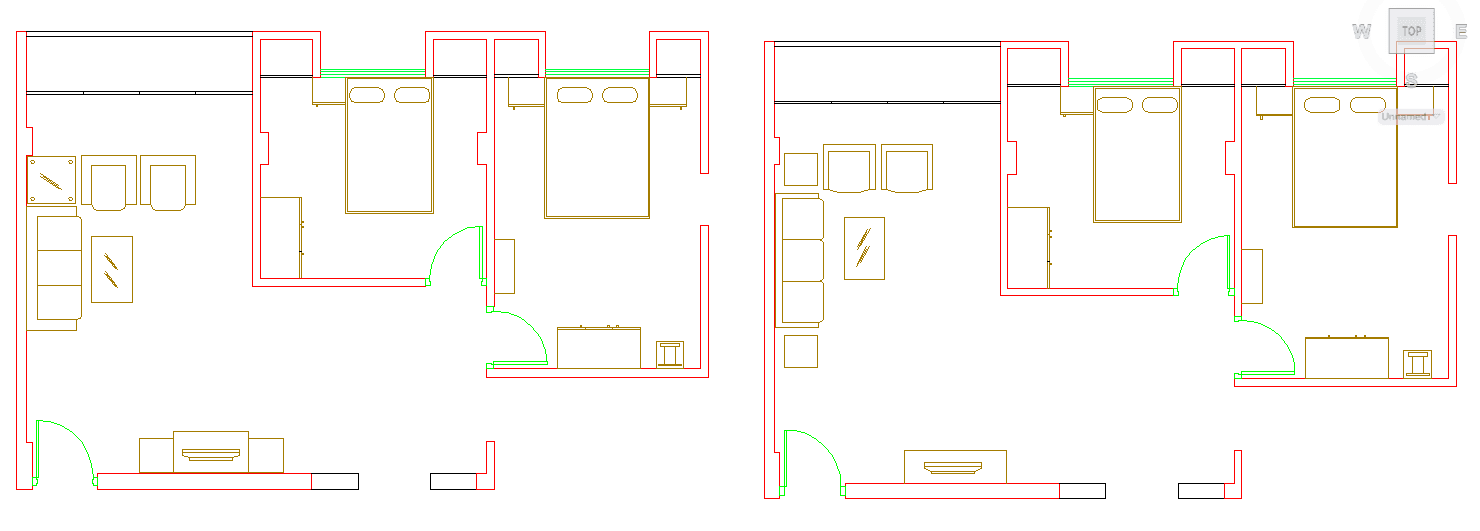 simple House Lay-out detail
