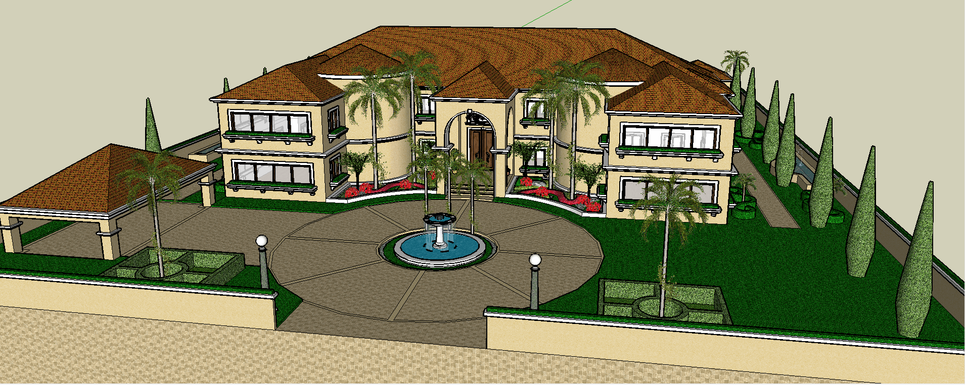 3D  bungalow project