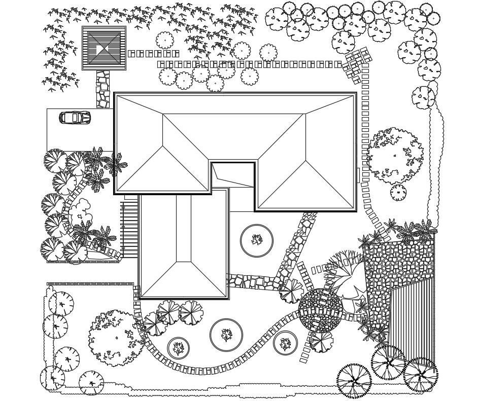 House Roof Plan
