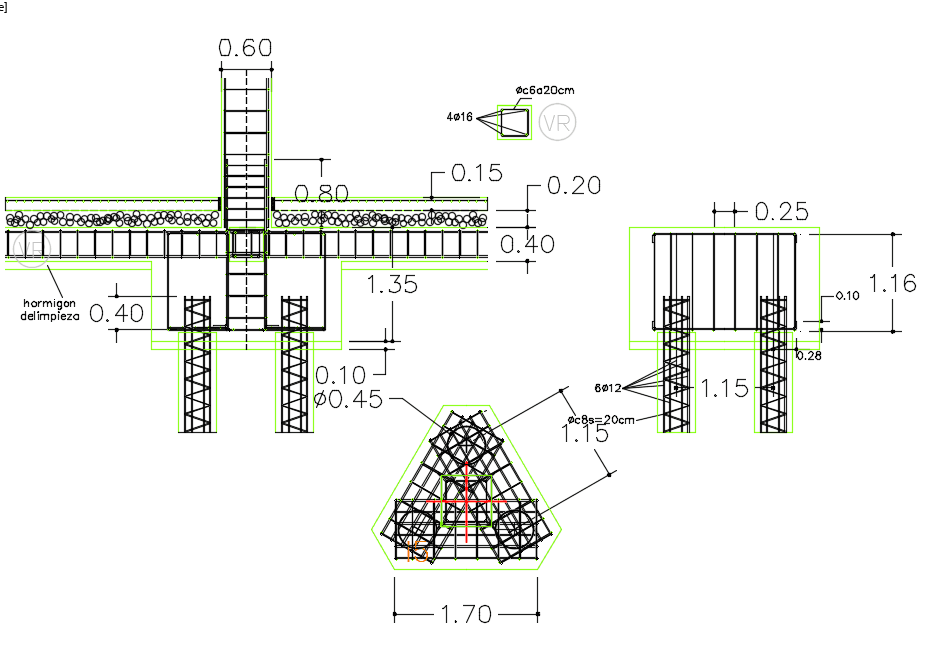 Piles dwg file