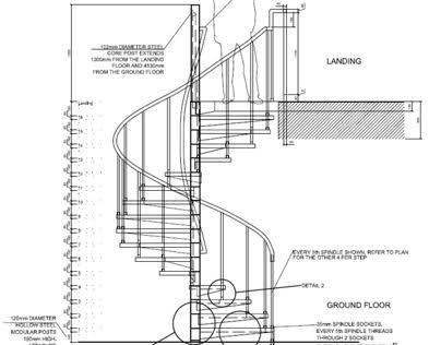 Stairs drawing