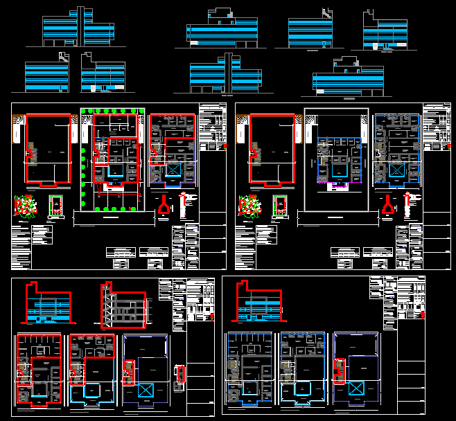 AutoCAD DWG file of the Global hospital G+1 floor plan layout is given. Download the AutoCAD Drawing file.