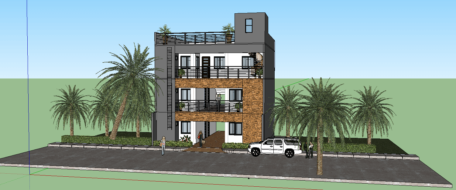  House project in 3d 
