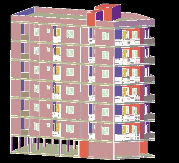 3d Apartment cad drawing is given in this cad file. Download this cad file now. 