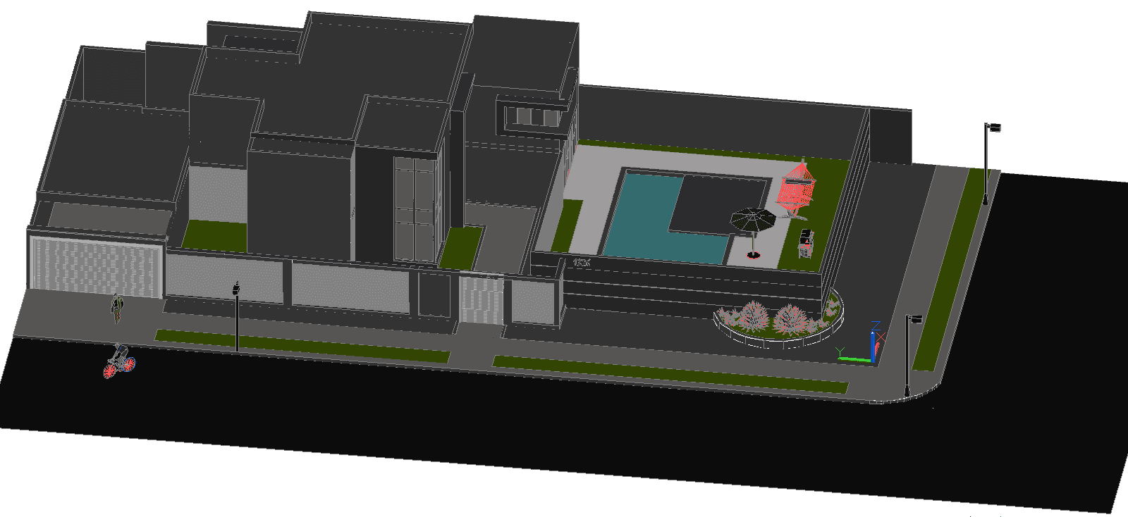 3D house detail