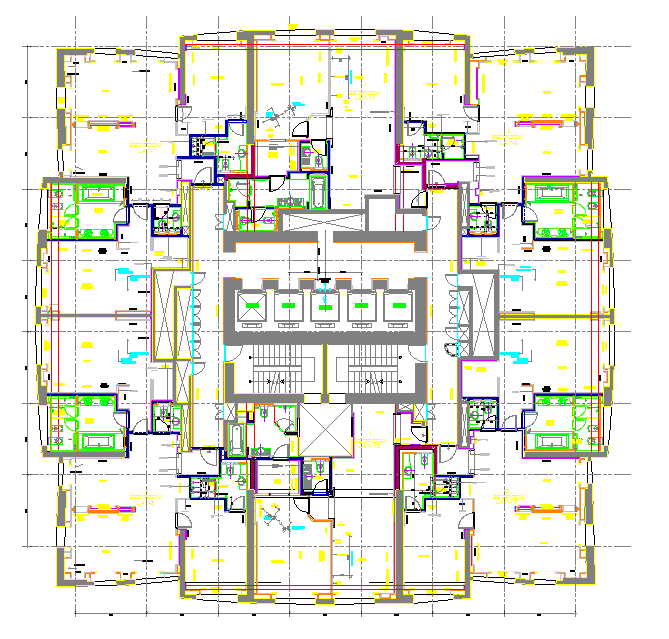 House furniture lay out design