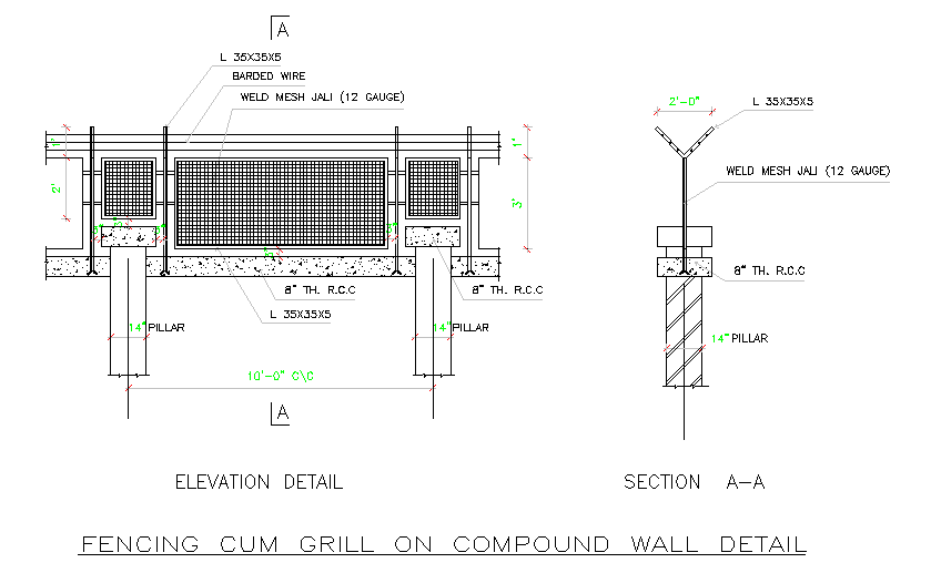 Compound Wall Detail