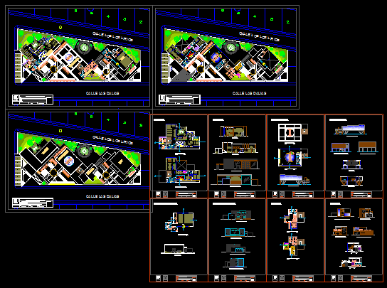 Corporate Building cad drawing is given in this cad file. Download this cad file now.