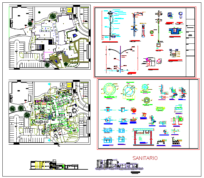 Hospital lay-out plan