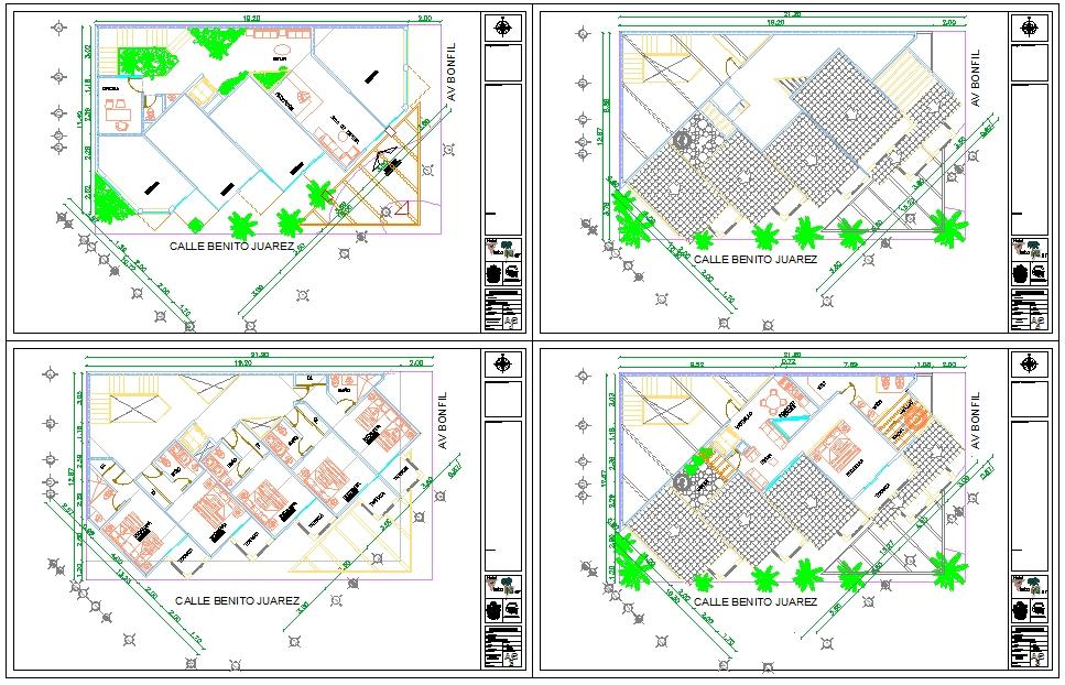Modern Hotel Design Plan