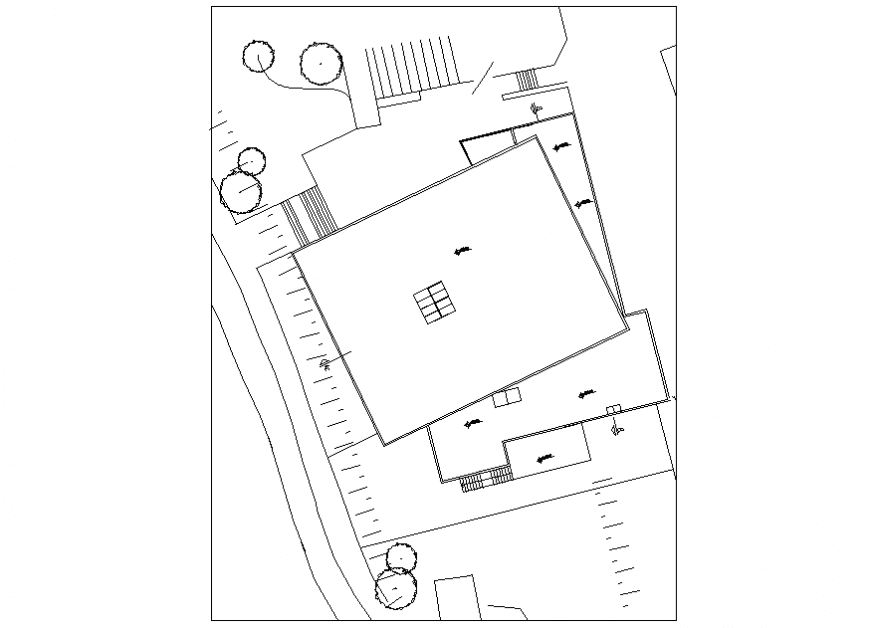 House roof plan