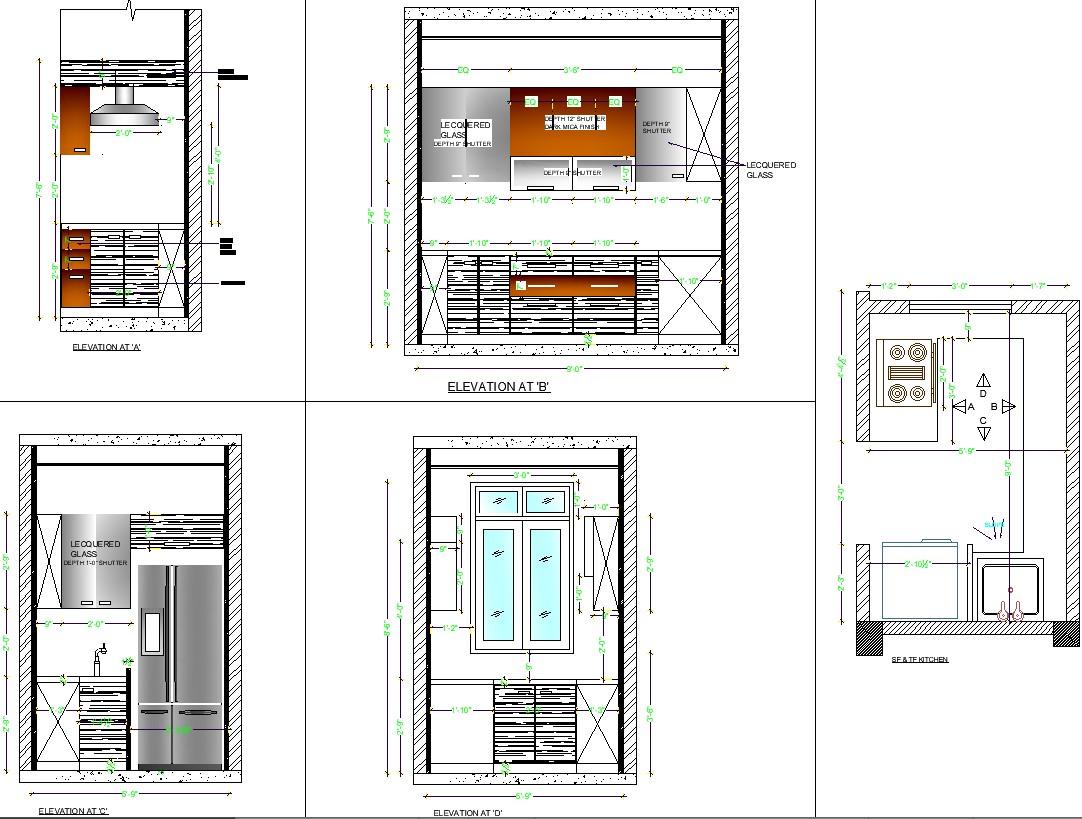 kitchen elevation